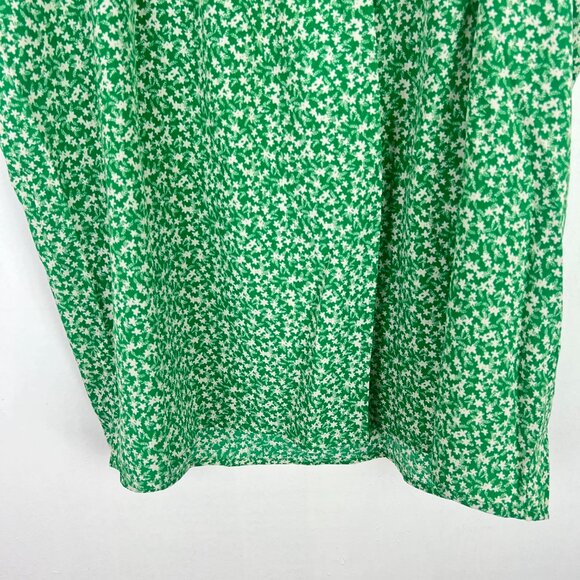 NWT Stitch Fix Papermoon Genevieve Flutter Sleeve Top Floral Green Size XL NEW - Picture 11 of 11